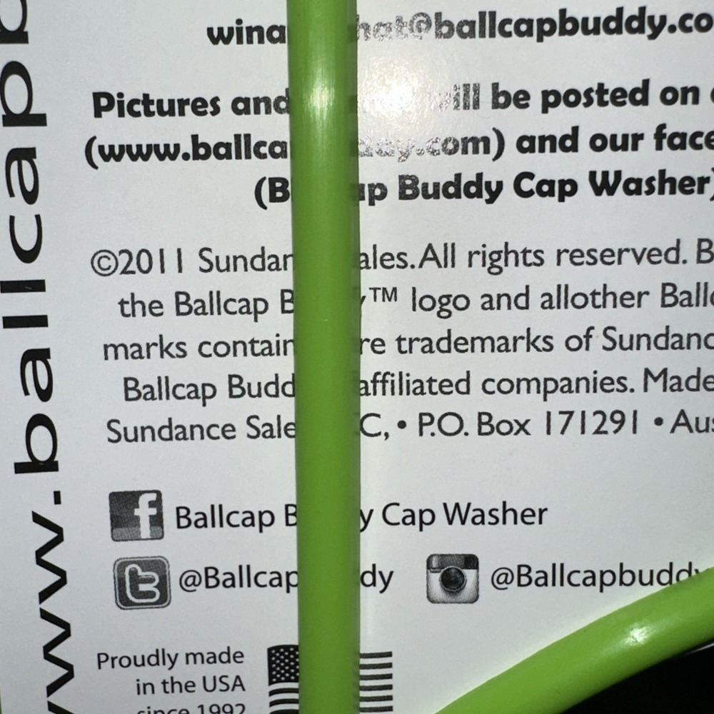 Ballcap Buddy Hat Washer Original Baseball Cap Washer Cage Frame - Made in USA‎ - Picture 5 of 5